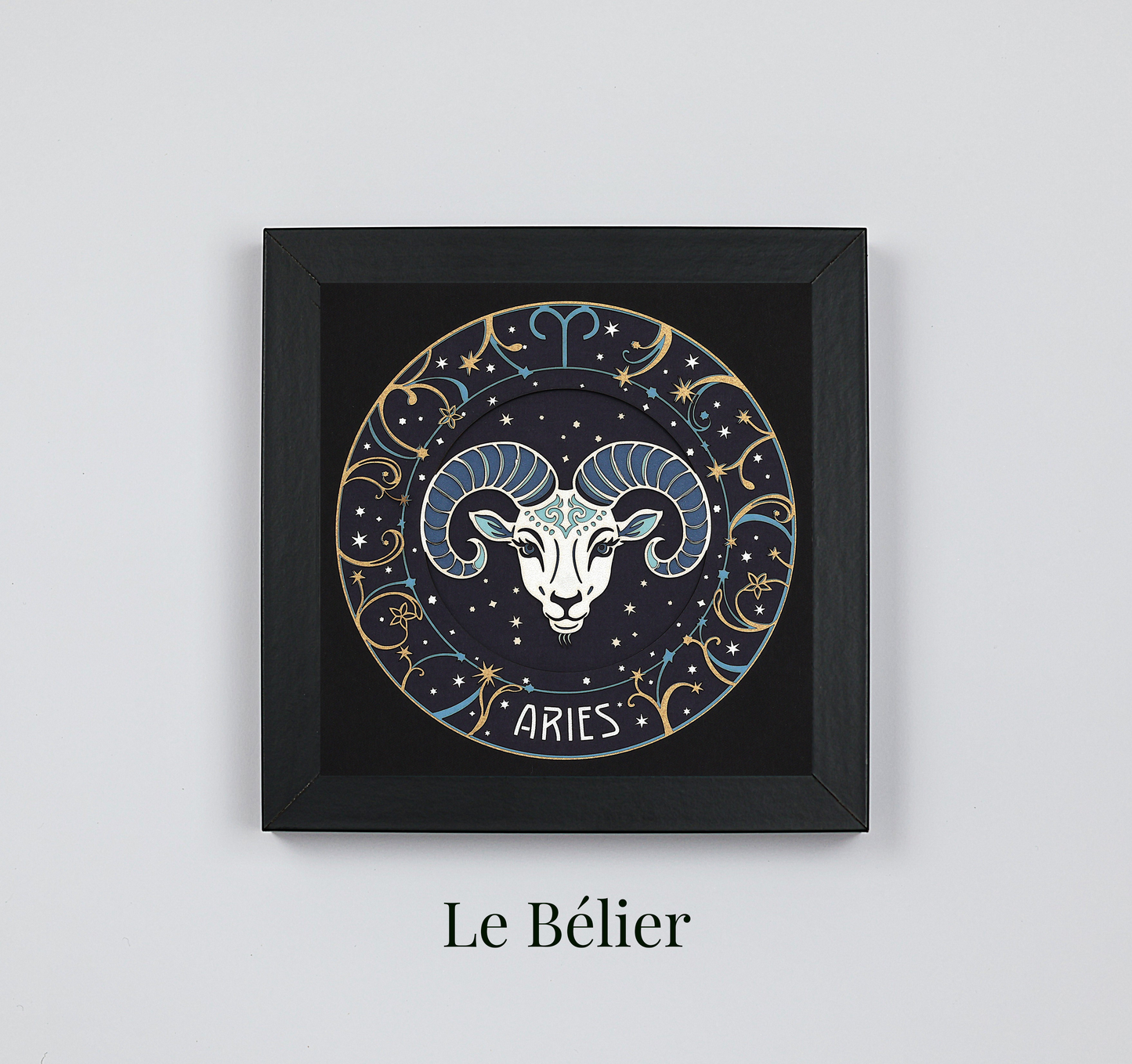 Lot de 2 tableaux Signes Astrologiques