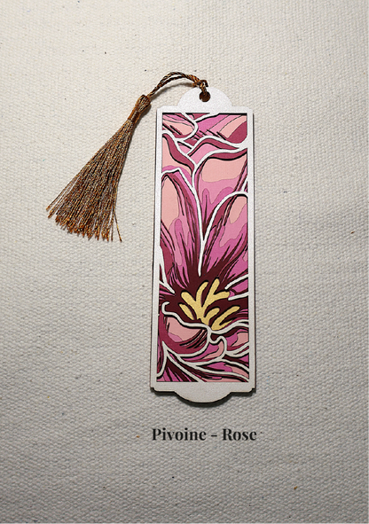 Marque-pages fleuris